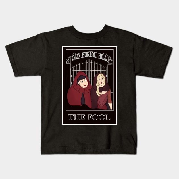 Sarah & Mary Sanderson - The Fool Tarot Card Kids T-Shirt by Made By Meg